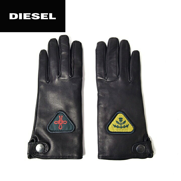 楽天市場 Diesel ディーゼル メンズ レディース 男女兼用 羊革 本革 ラムレザーグローブ 革手袋 Gabby Fl サイズ1 2 ブラック Die M A A8 2 メーカー希望小売価格26 400円 キイロヤ インポート