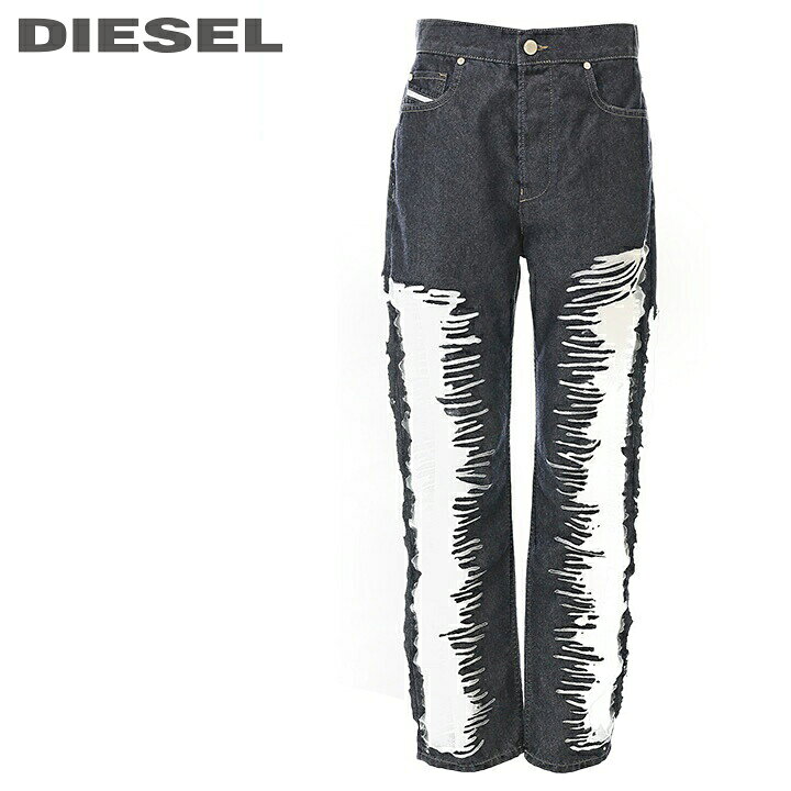 楽天市場 Diesel ディーゼル レディース シースルーメッシュ切替 シアー ストレート ジーンズ デニム パンツ F 5p 11 W23 27 L32 ダークインディゴ Die L P A8 901 メーカー希望小売価格60 500円 キイロヤ インポート