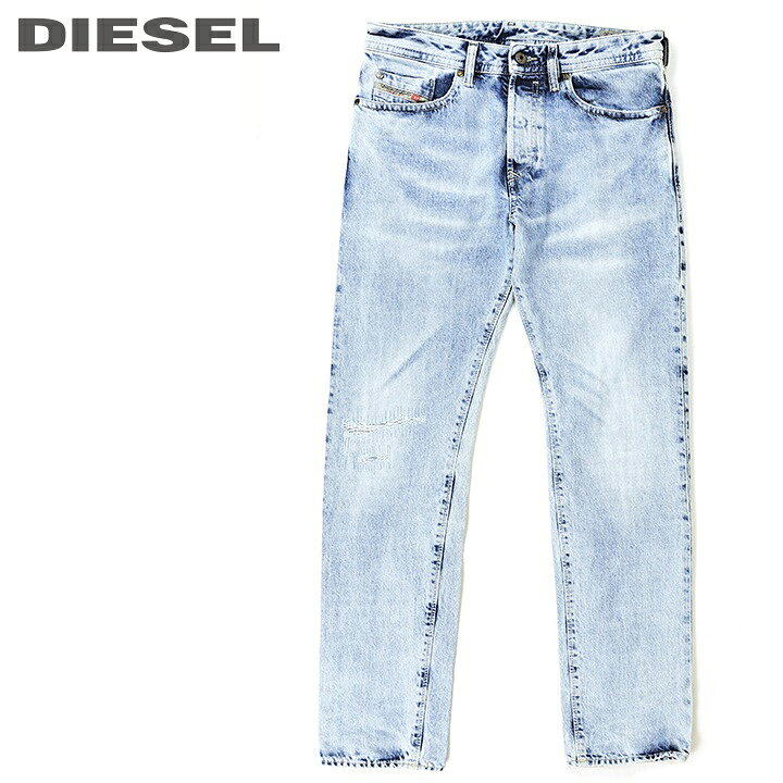 楽天市場 Diesel ディーゼル メンズ クラッシュダメージウォッシュ加工 レギュラースリムテーパード ジーンズ デニム パンツ Buster W26 29 L30 32 ライトインディゴ Die M P B4 634 メーカー希望小売価格42 900円 キイロヤ インポート
