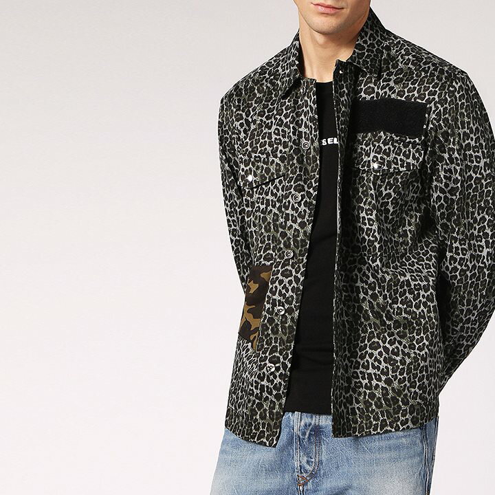 楽天市場】□DIESEL ディーゼル メンズ□ヒョウ柄×カモフラージュ柄 