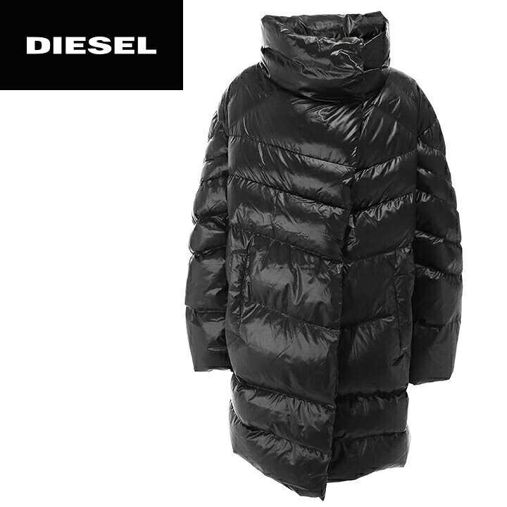 楽天市場 Diesel ディーゼル レディース スタンドカラー リアルダウン 長袖 ダウンジャケットコート W Herma サイズxxs L ブラック Die L O B8 2 メーカー希望小売価格60 500円 キイロヤ インポート