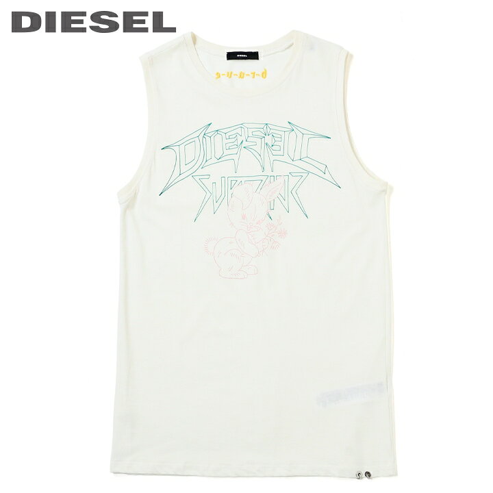 楽天市場】☆DIESEL ディーゼル レディース☆バックワンポイントロゴ刺繍 ノースリーブTシャツ カットソー タンクトップ【T-HEIKA-A】【 サイズXS〜XL】【オフホワイト】die-l-t-b8-259 《メーカー希望小売価格10,780円》 : キイロヤ インポート 楽天市場】☆DIESEL ディーゼル レディース☆バックワンポイントロゴ刺繍 ノースリーブTシャツ カットソー タンクトップ【T-HEIKA-A】【 サイズXS〜XL】【オフホワイト】die-l-t-b8-259 《メーカー希望小売価格10,780円》 : キイロヤ インポート