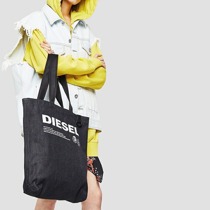 楽天市場 Diesel ディーゼル レディース メンズ 男女兼用 ロゴ デニム生地 肩掛けバッグ トートバッグ 鞄 F Thisbag Shopper Ns サイズuni ブラックデニム Die L A C1 004 メーカー希望小売価格17 380円 キイロヤ インポート