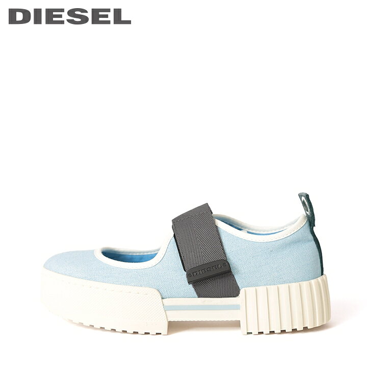 楽天市場 Diesel ディーゼル レディース キャンバス地 チャンキーソール 厚底 スニーカー 靴 シューズ H Merley B 日本サイズ22 5 25 5 ライトブルー Die L K C4 212 メーカー希望小売価格17 380円 キイロヤ インポート