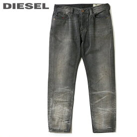 ■DIESEL ディーゼル メンズ■ヴィンテージユーズドペイント汚し加工 レギュラーテーパード ジーンズ デニム パンツ【LARKEE-BEEX】【W28〜31】【L30】【ダークグレー】die-m-p-c4-563 die-m-p-c4-901《メーカー希望小売価格49,500円》