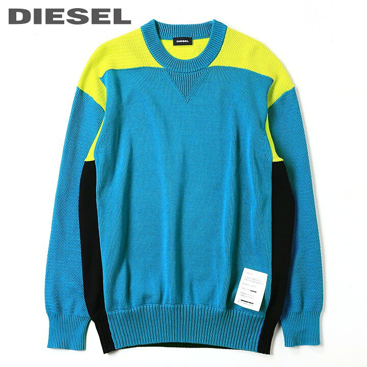 楽天市場】□DIESEL ディーゼル メンズ□クルーネック 配色切替 長袖  