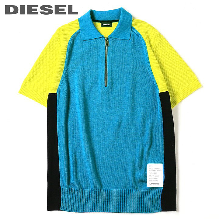 楽天市場】□DIESEL ディーゼル メンズ□ハーフジップ ヘンリーネック 