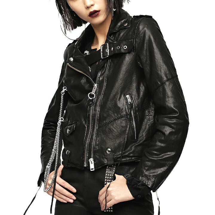 楽天市場】☆DIESEL ディーゼル レディース☆羊革 本革 スタッズ 