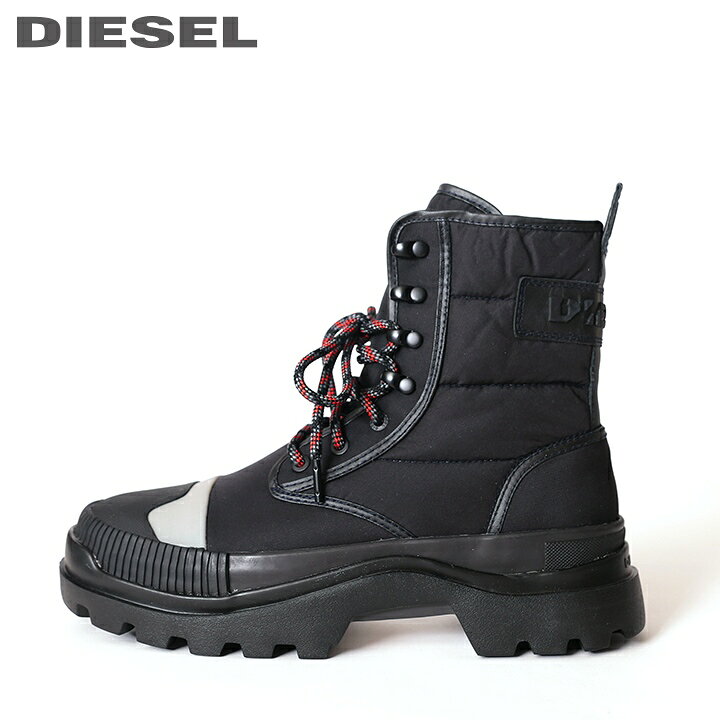 楽天市場 Diesel ディーゼル メンズ キルティング裏地 ハイキング マウンテンブーツ レースアップブーツ 靴 D Vaiont Dbb 日本サイズ25 5 29 0 ブラック Die M K C4 103 メーカー希望小売価格37 400円 キイロヤ インポート