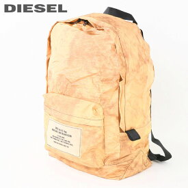 ■DIESEL ディーゼル メンズ レディース 男女兼用■薄手 軽量 ムラ染め ナイロン素材 パッカブル エコバッグ リュックサック バックパック 鞄【BAPAK】【サイズUNI】【イエロー系】die-m-a-c6-105 《_メーカー希望小売価格11,880円》