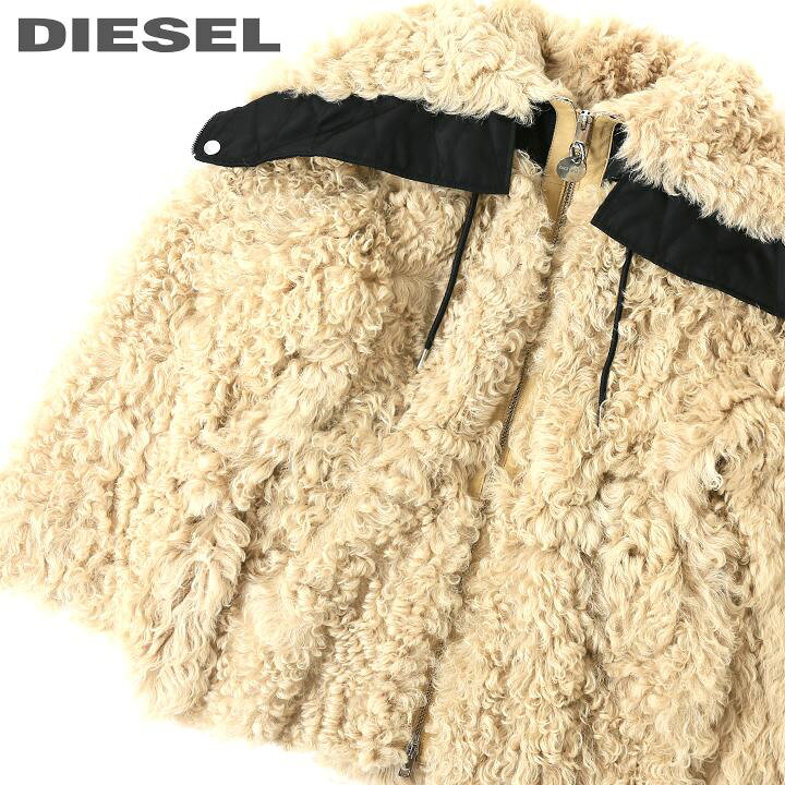 楽天市場】☆DIESEL ディーゼル レディース☆羊毛皮 ラムスキンファー 