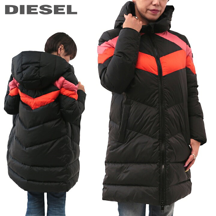 楽天市場】☆DIESEL ディーゼル レディース☆配色切替 ミドル丈  