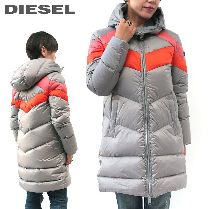 楽天市場】☆DIESEL ディーゼル レディース☆配色切替 ミドル丈  