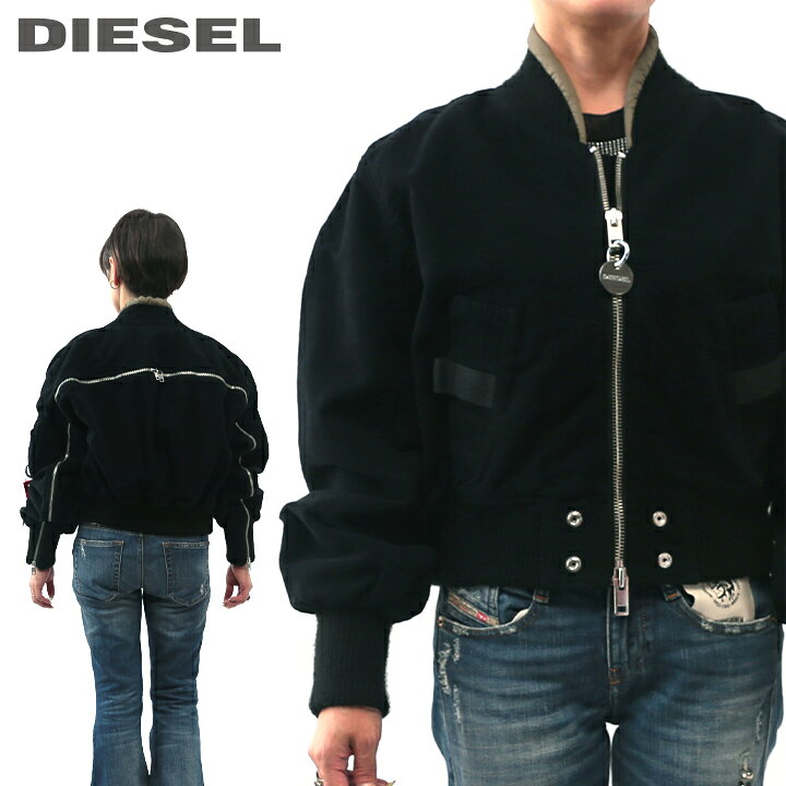 楽天市場】☆DIESEL ディーゼル レディース☆ジッパーデザイン 