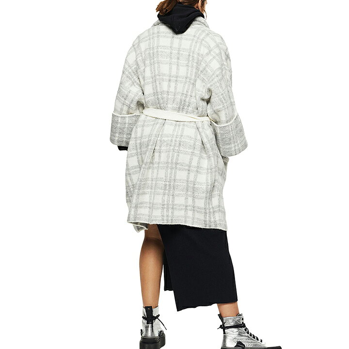 楽天市場】☆DIESEL ディーゼル レディース☆チェック柄 アルパカ混 