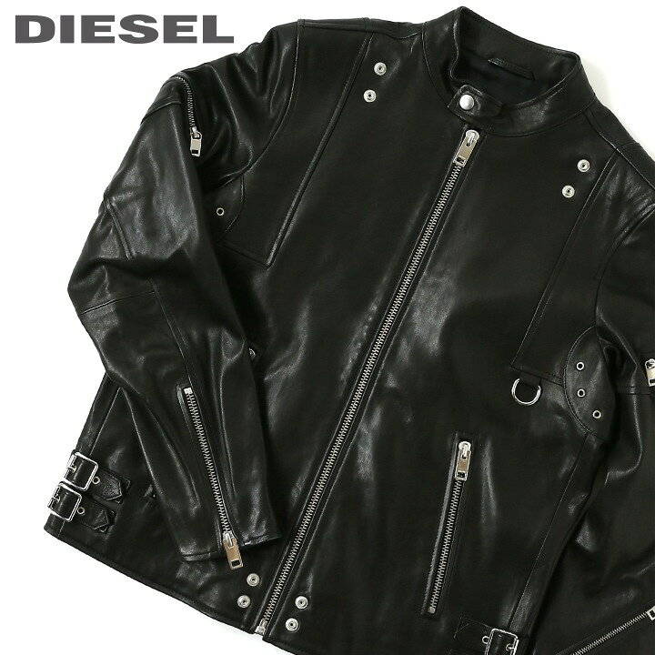 楽天市場】□DIESEL ディーゼル メンズ□羊革 本革 シングルライダース 