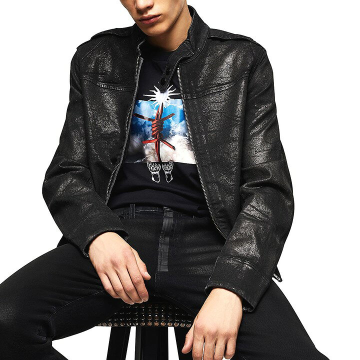 楽天市場】□DIESEL ディーゼル メンズ□シルバーラメコーティング  
