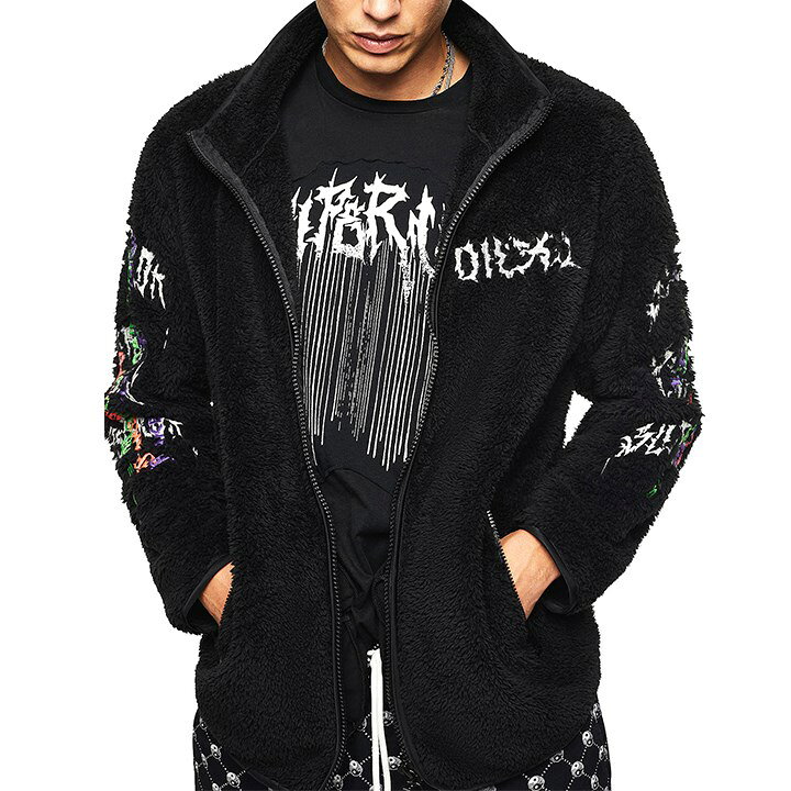 楽天市場】□DIESEL ディーゼル メンズ□刺繍デザイン モコモコ 