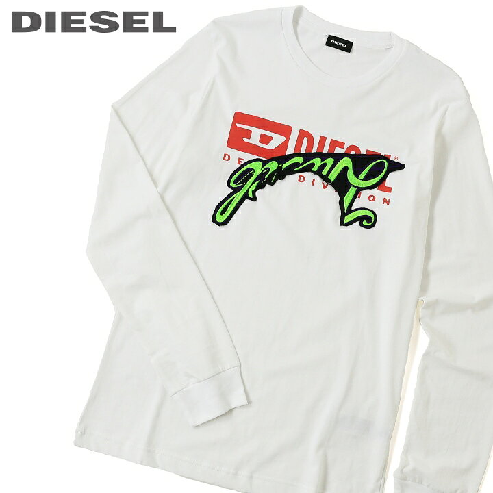 楽天市場】□DIESEL ディーゼル メンズ□ロゴプリント 刺繍パッチ ロン  