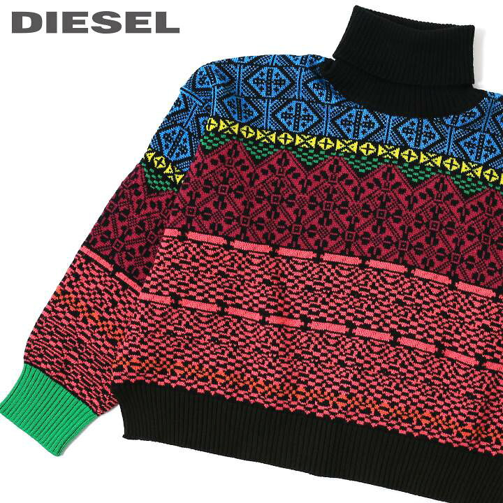 楽天市場】☆DIESEL ディーゼル レディース☆総柄 ノルディック柄 