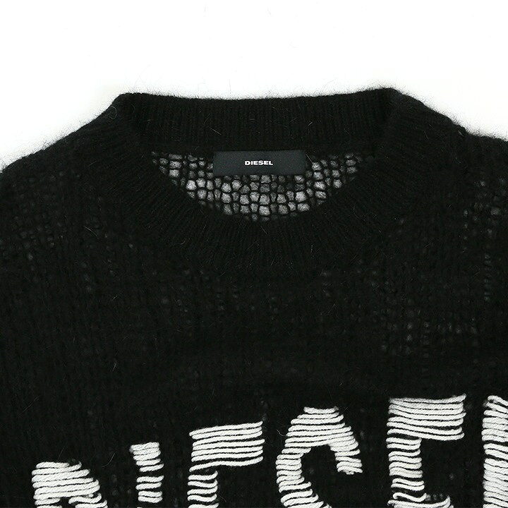 楽天市場】☆DIESEL ディーゼル レディース☆太糸ロゴ刺繍 アンゴラ混 