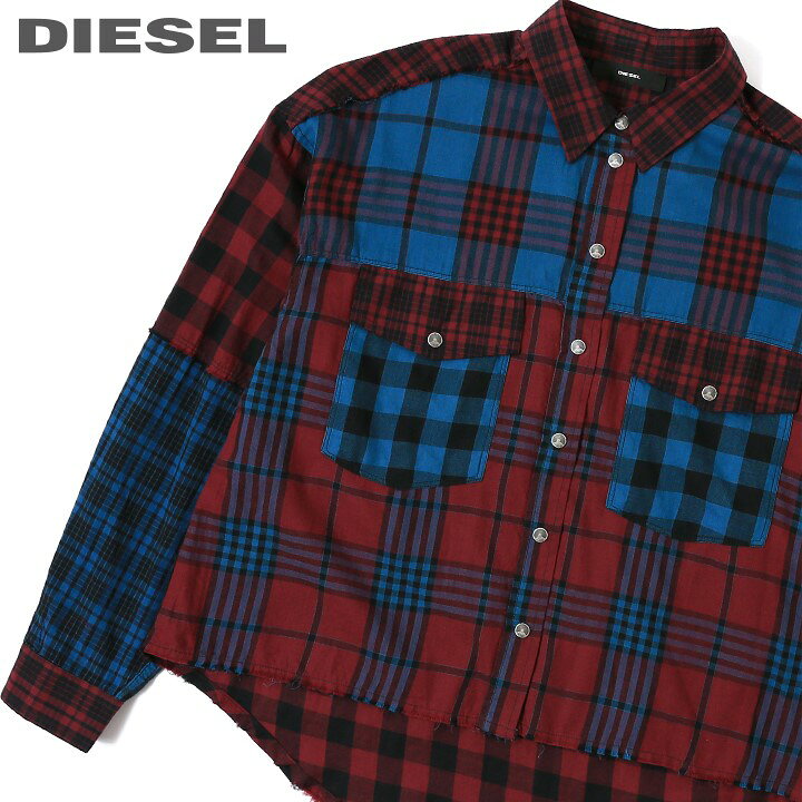 楽天市場】☆DIESEL ディーゼル レディース☆チェック柄 カットオフ 
