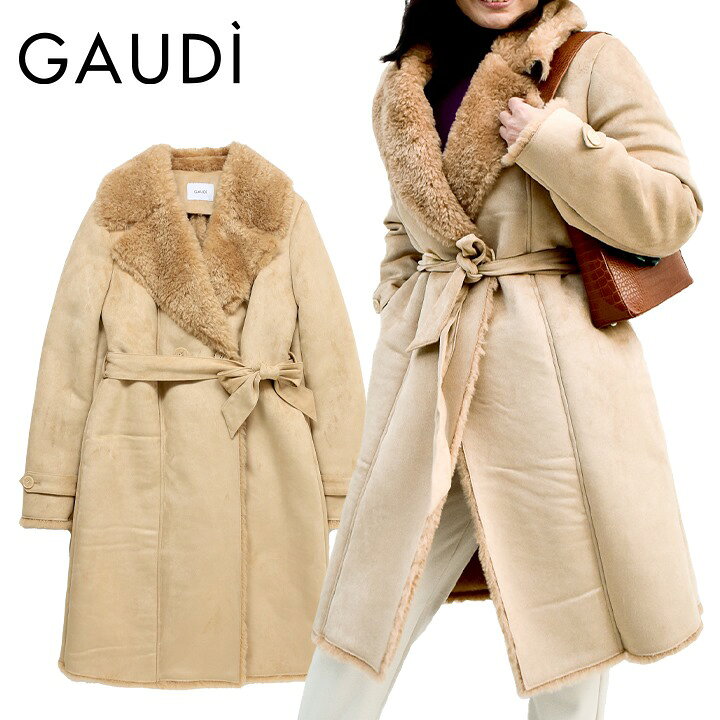 楽天市場】☆GAUDI ガウディ レディース☆共布リボンベルト付き 裏ボア  