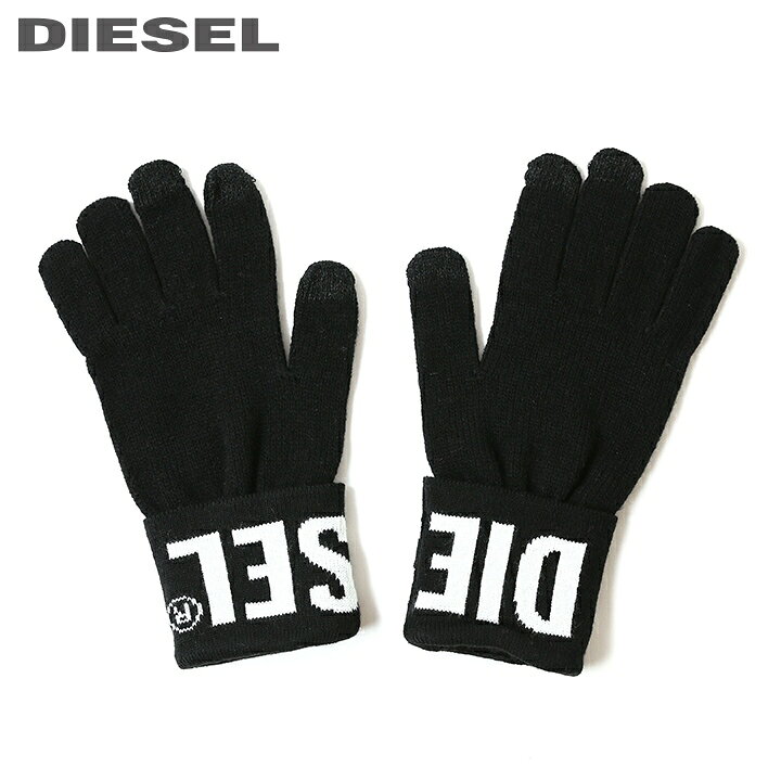 楽天市場 Diesel ディーゼル メンズ レディース 男女兼用 スマホ対応 ロゴ ニットグローブ 手袋 K Screex B サイズ1 2 ブラック Die M A C8 007 メーカー希望小売価格10 780円 キイロヤ インポート