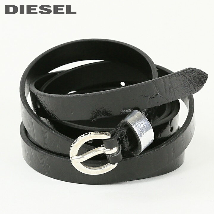 楽天市場】☆DIESEL ディーゼル レディース☆エナメル加工 レザー調 二 