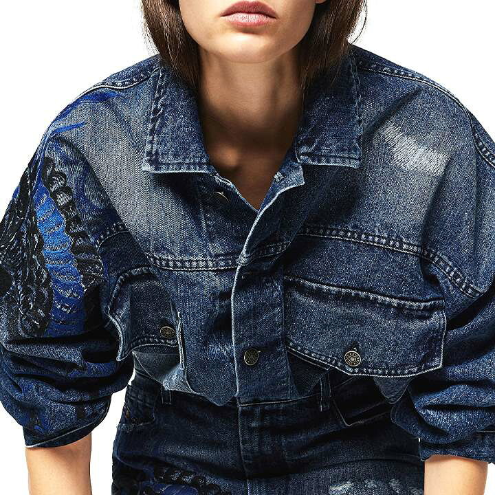 楽天市場】☆DIESEL ディーゼル レディース☆ラメ糸混 刺繍 プリント 