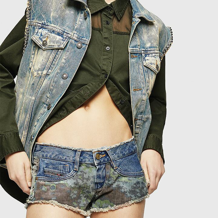 楽天市場】☆DIESEL ディーゼル レディース☆カモフラージュ柄 迷彩柄  