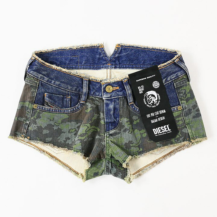 楽天市場】☆DIESEL ディーゼル レディース☆カモフラージュ柄 迷彩柄  