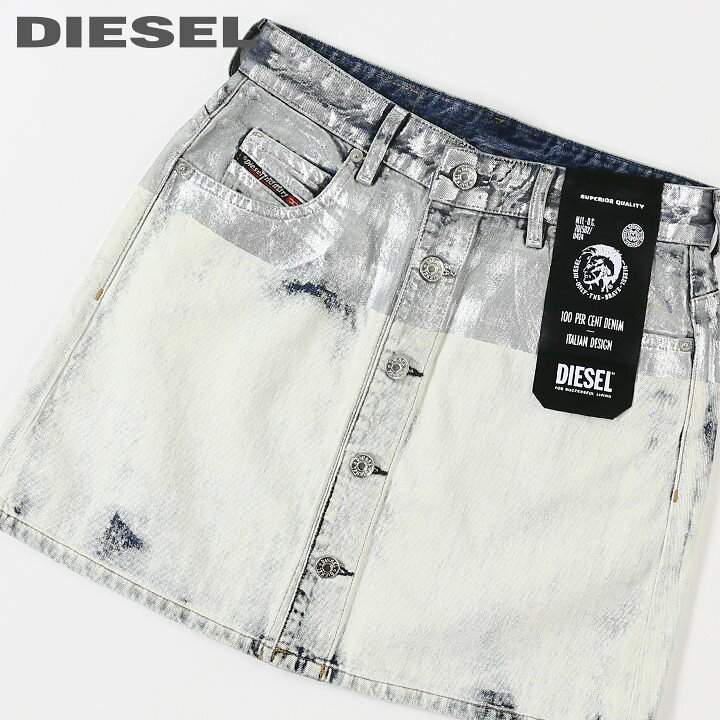 楽天市場】☆DIESEL ディーゼル レディース☆メタリックコーティング  