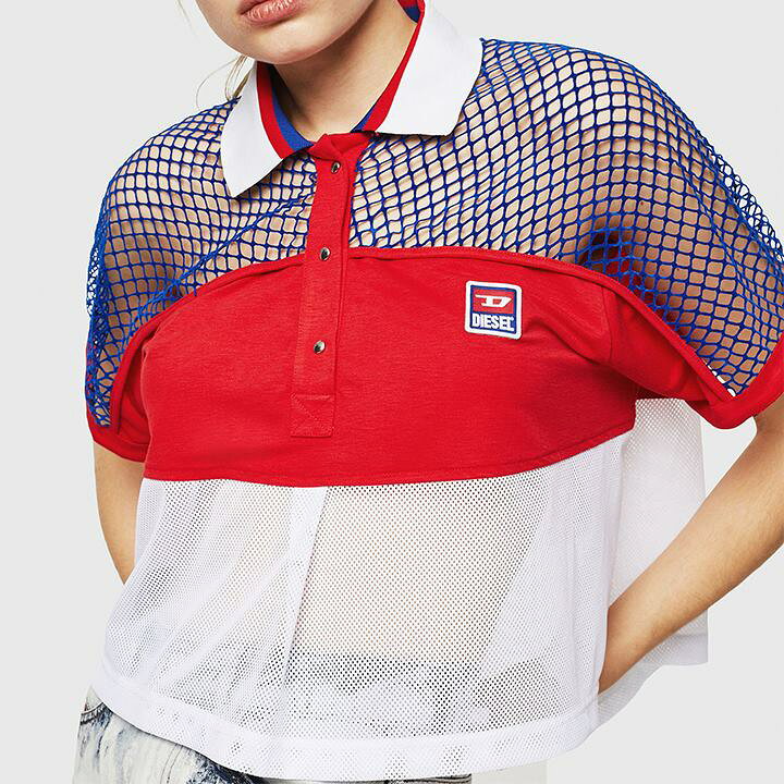 楽天市場】☆DIESEL ディーゼル レディース☆メッシュ切替 ボクシー  