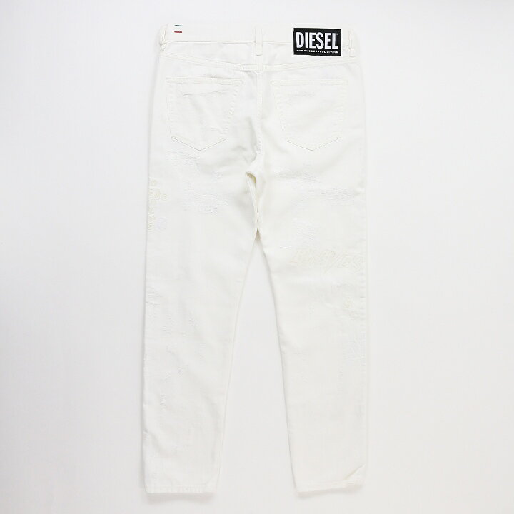 楽天市場】□DIESEL ディーゼル メンズ□ダメージ加工 刺繍装飾 スリム 