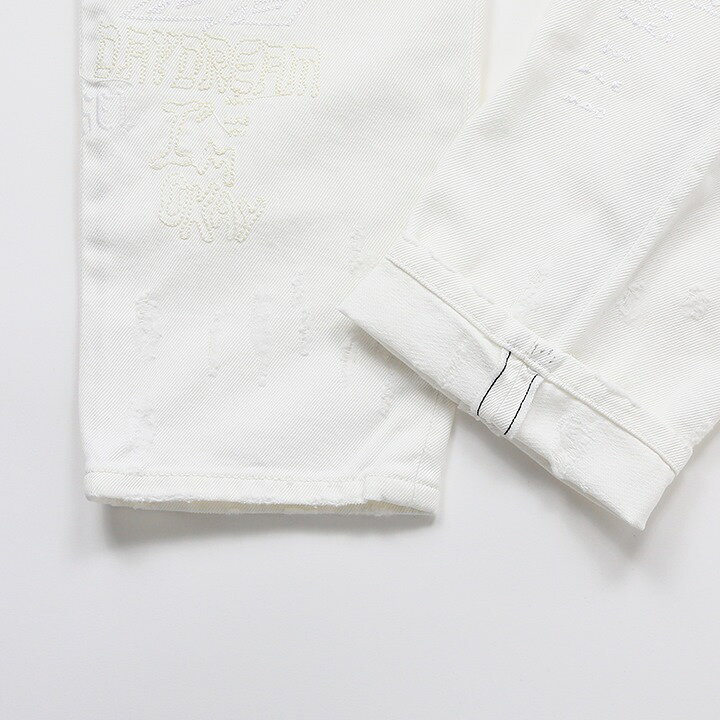 楽天市場】□DIESEL ディーゼル メンズ□ダメージ加工 刺繍装飾 スリム  