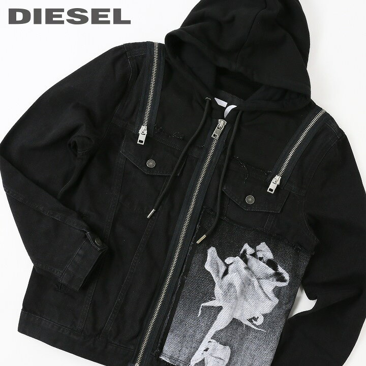 楽天市場】☆DIESEL ディーゼル レディース☆プリント ブラックデニム 