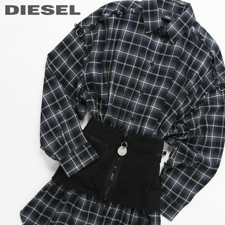 楽天市場】☆DIESEL ディーゼル レディース☆ジップアップコルセット  