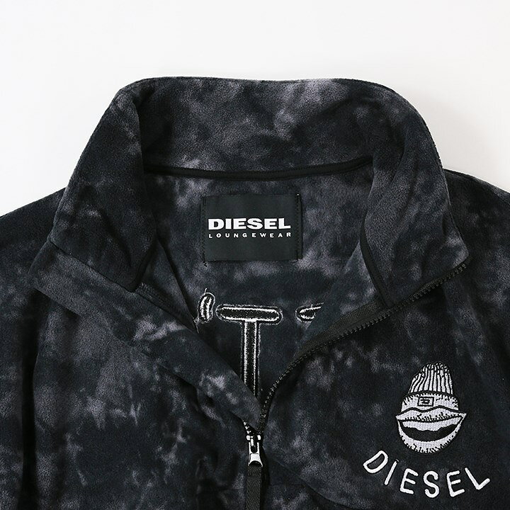 楽天市場】□DIESEL ディーゼル メンズ□刺繍ロゴ ハーフジップ 長袖 
