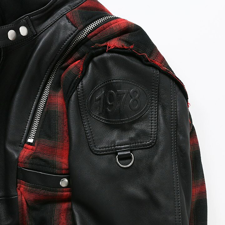 楽天市場】□DIESEL ディーゼル メンズ□羊革 本革 チェック柄 ダブル 