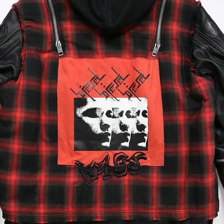 楽天市場】□DIESEL ディーゼル メンズ□羊革 本革 チェック柄 ダブル 