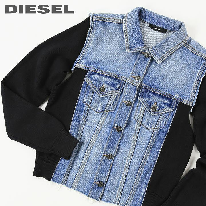 楽天市場】☆DIESEL ディーゼル レディース☆デニム ニット 切替  