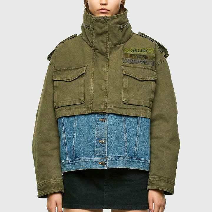 楽天市場】☆DIESEL ディーゼル レディース☆デニム切替 ミックス 