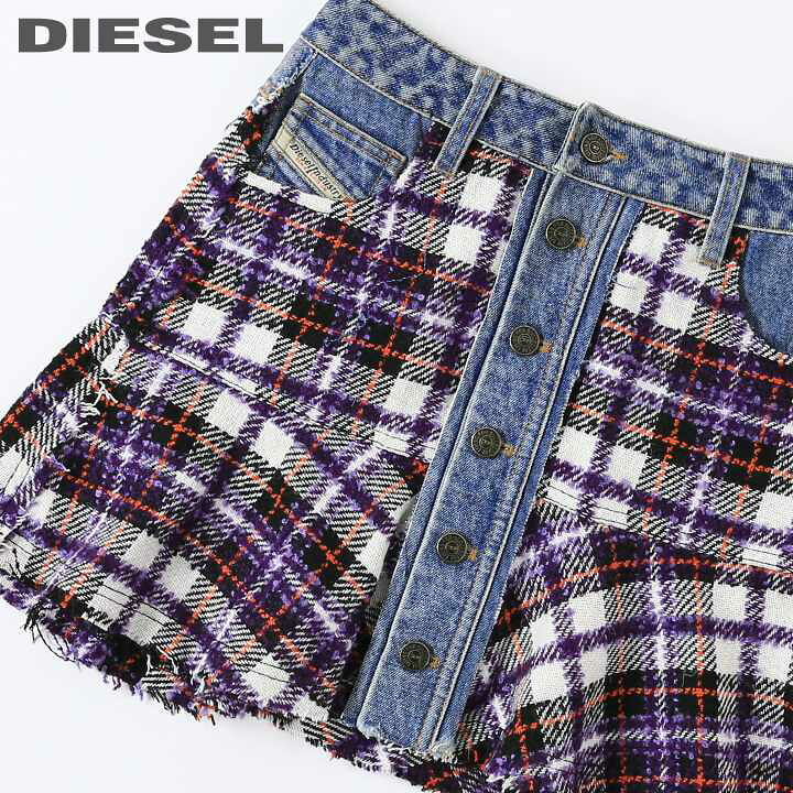 楽天市場】☆DIESEL ディーゼル レディース☆チェック柄 ブークレ 