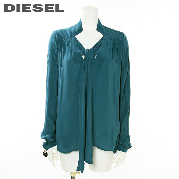 楽天市場】☆DIESEL ディーゼル レディース☆レーヨン 長袖 ボウタイ 