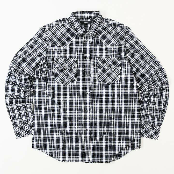 楽天市場】□DIESEL ディーゼル メンズ□チェック柄 長袖 コットン 