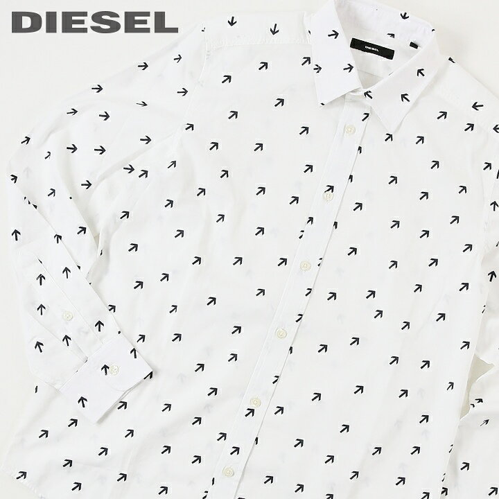 楽天市場】□DIESEL ディーゼル メンズ□総柄 矢印柄 プリント 長袖 