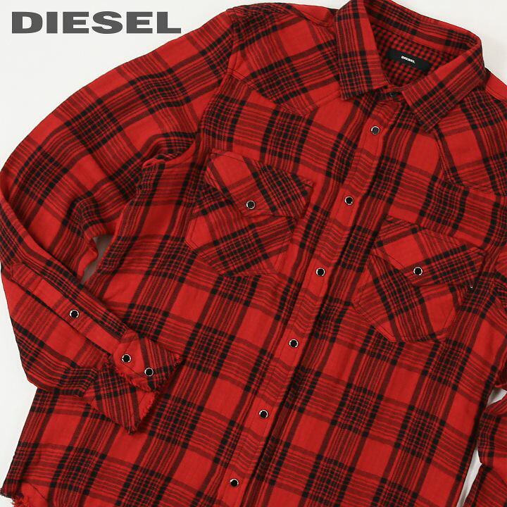 楽天市場】□DIESEL ディーゼル メンズ□チェック柄 切りっぱなし 