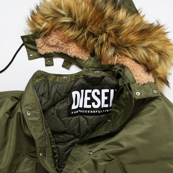 楽天市場】☆DIESEL ディーゼル レディース☆エコファー フェイク 
