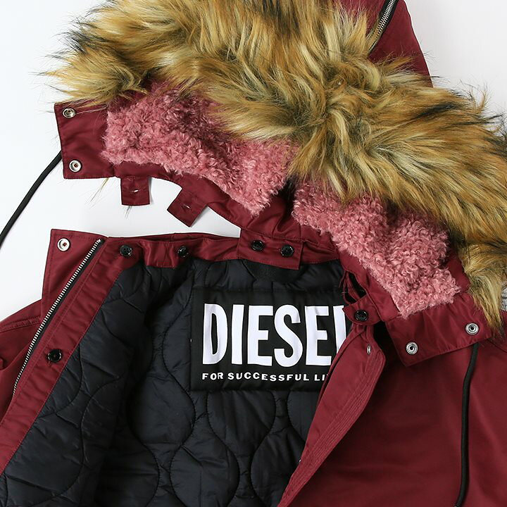 楽天市場】☆DIESEL ディーゼル レディース☆エコファー フェイク 